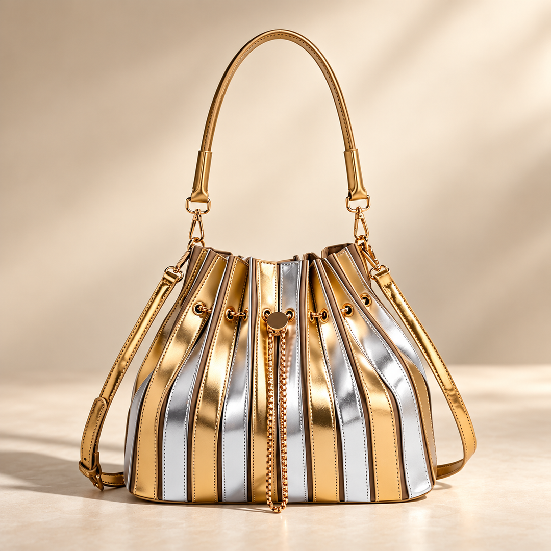 Atelier Pleated Bucket Bag
