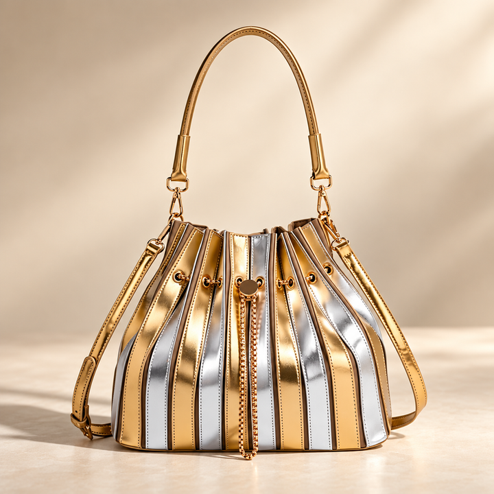 Atelier Pleated Bucket Bag