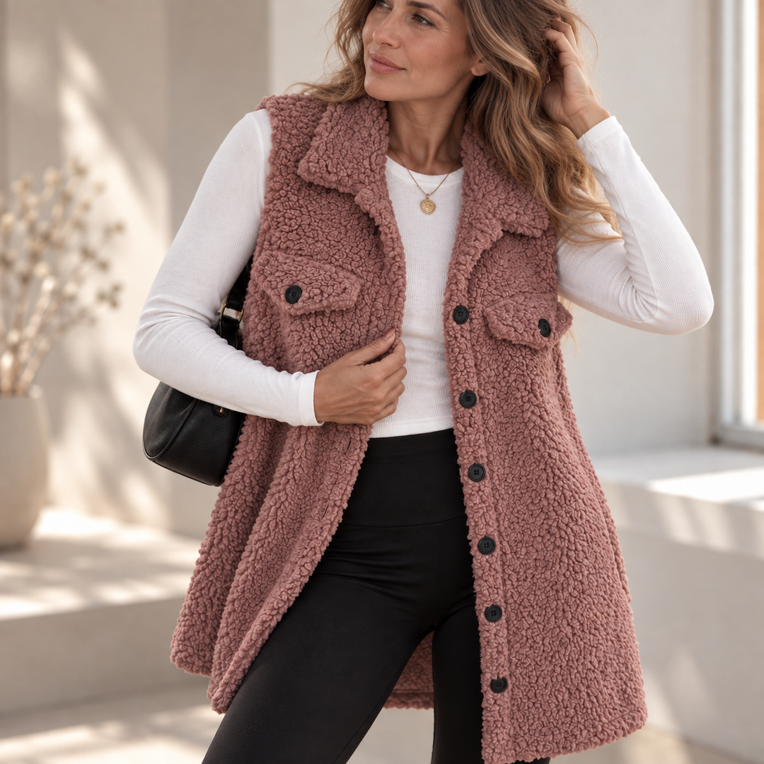Frances Teddy Vest