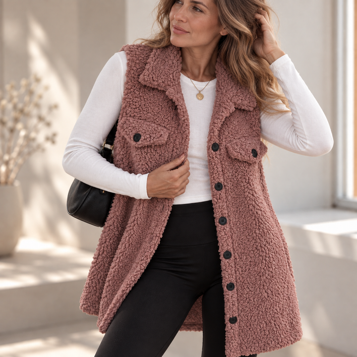 Frances Teddy Vest