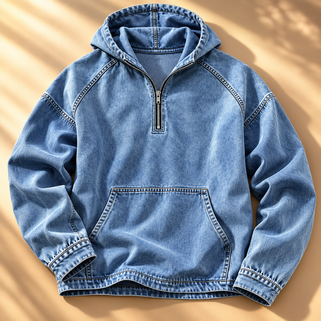 Jacob Washed Zip Hoodie