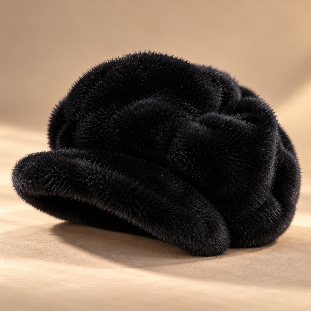 Banff Plush Newsboy Cap
