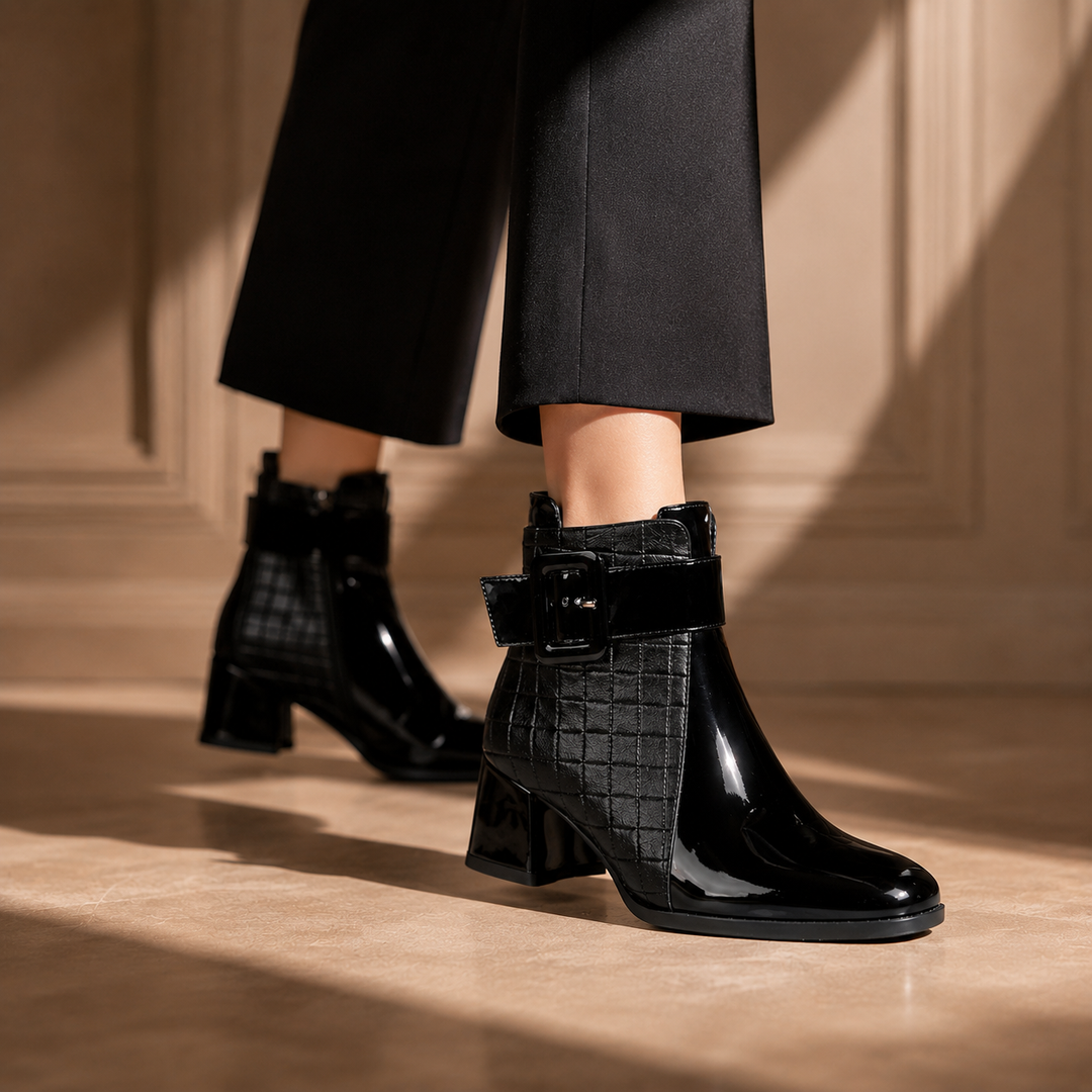Harper Lane Leather Ankle Boots