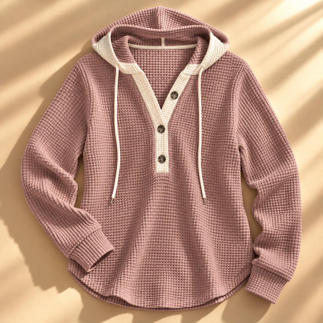 Jesse Bell Waffle Henley