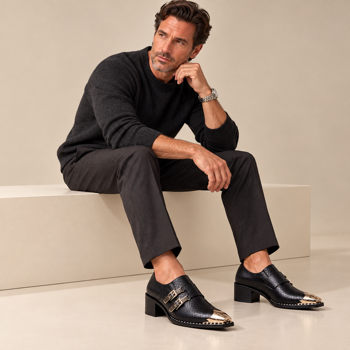 Havana Snake Scale Dress Shoes