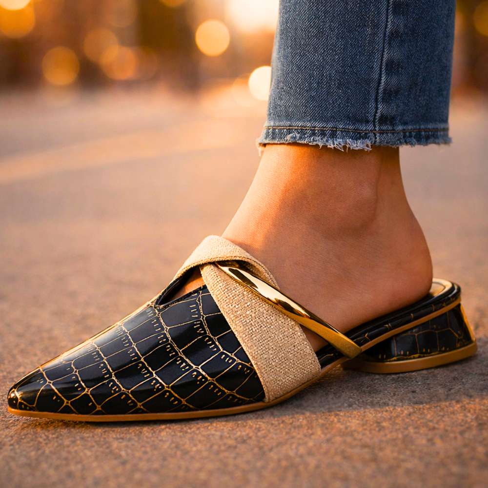 Harper Lane Gator Slip-On's — side view