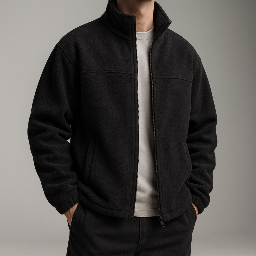 Alder Ridge Zip Fleece Jacket — close-up detail