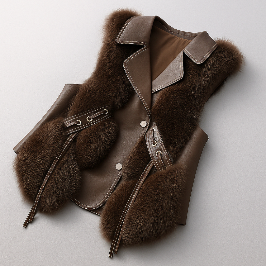 Noble Winter Fur Vest — alternate view