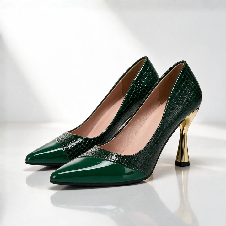 Florence Croc Point Heels