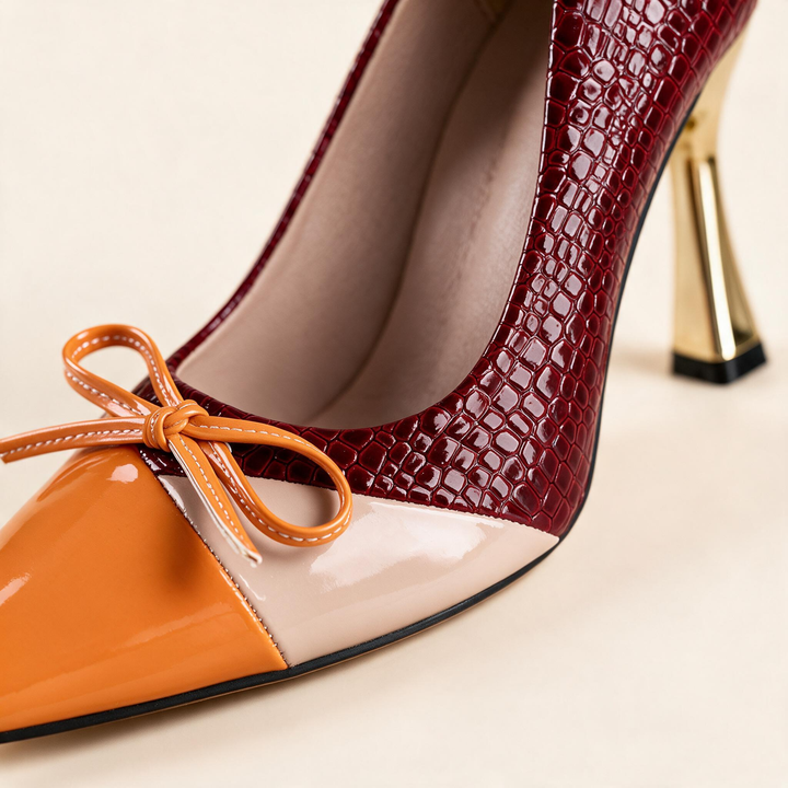 Vivienne Signature Croc Pump