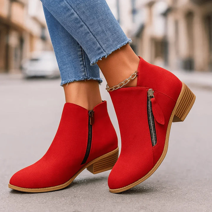 Lydia Hayes Ankle Boots — back view