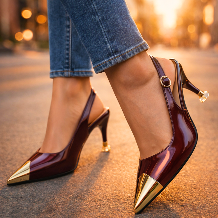 Odette Slingback Stiletto Heels — alternate view