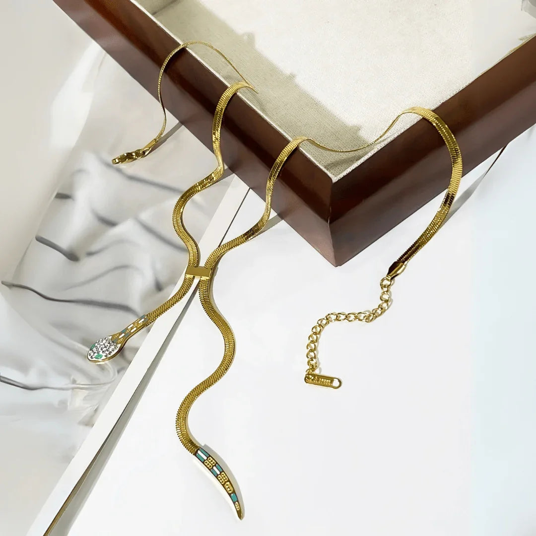 Coiled Desire Necklace — lifestyle shot