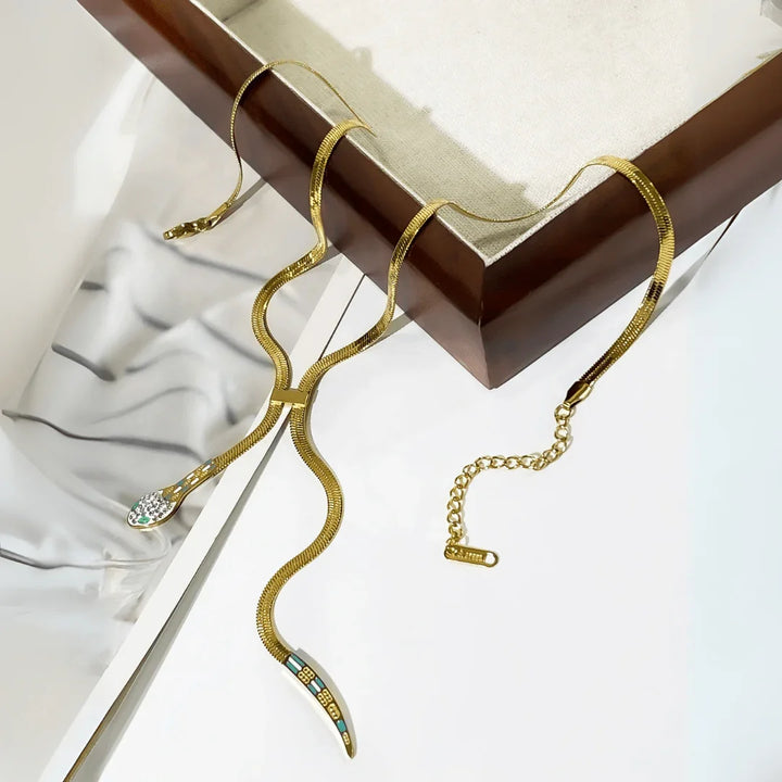 Coiled Desire Necklace — lifestyle shot
