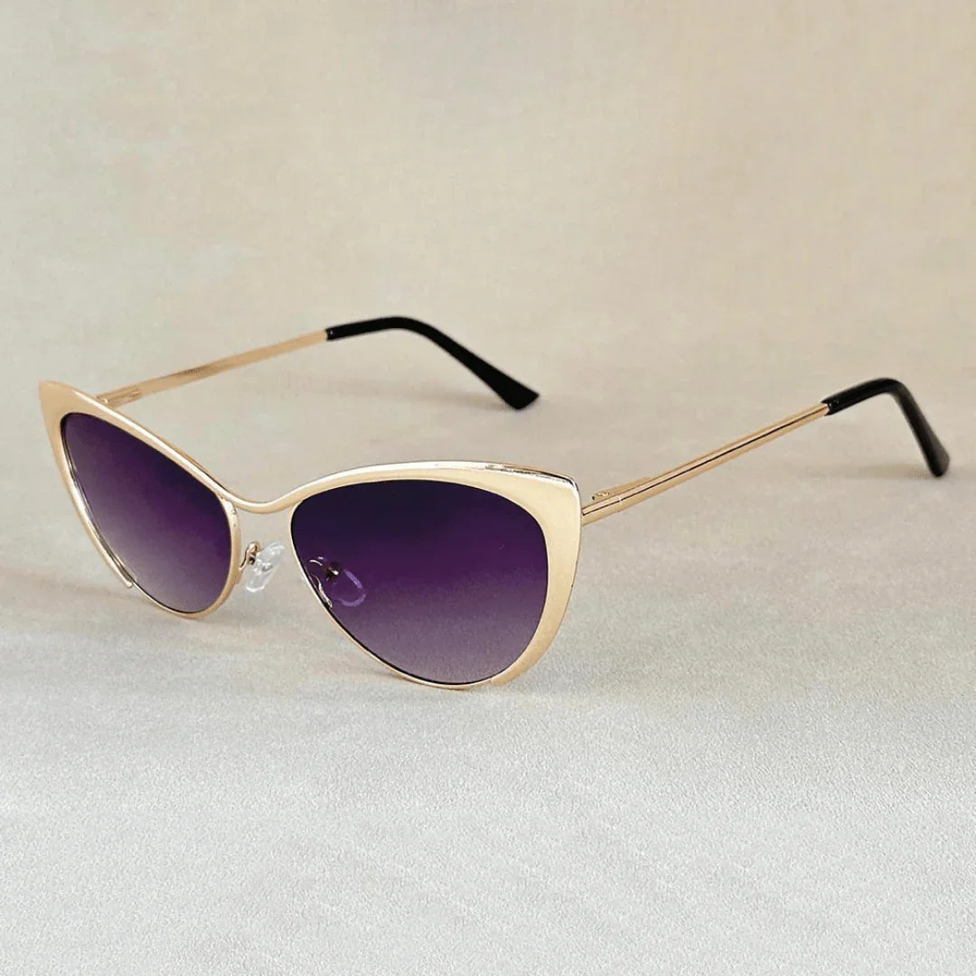 Talia Lustra Cat Eye Shades — close-up detail