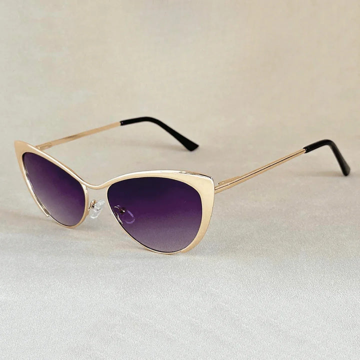 Talia Lustra Cat Eye Shades — close-up detail