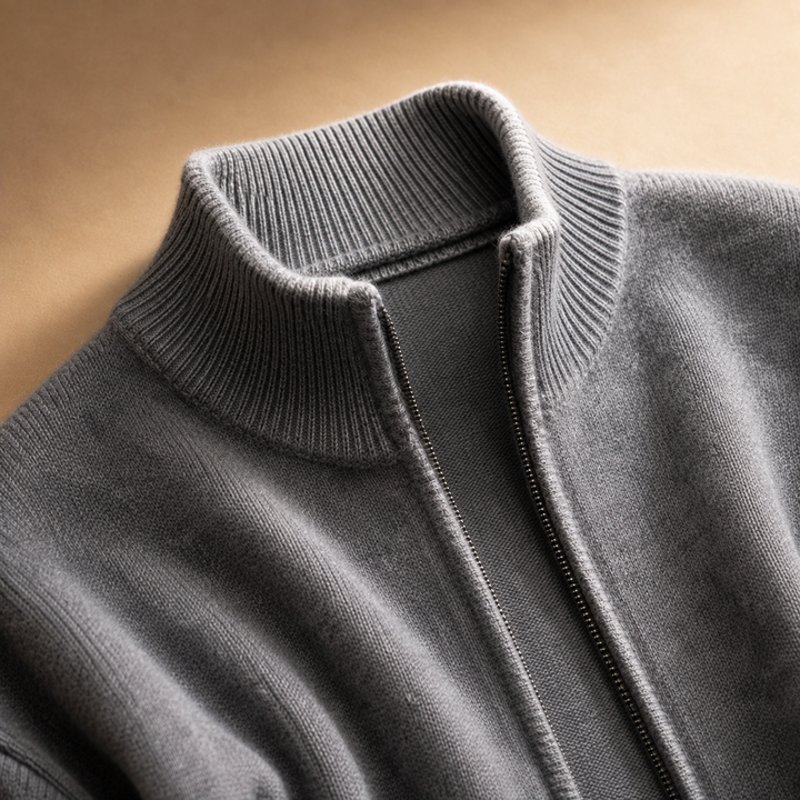 Jacob Brushed Knit Zip