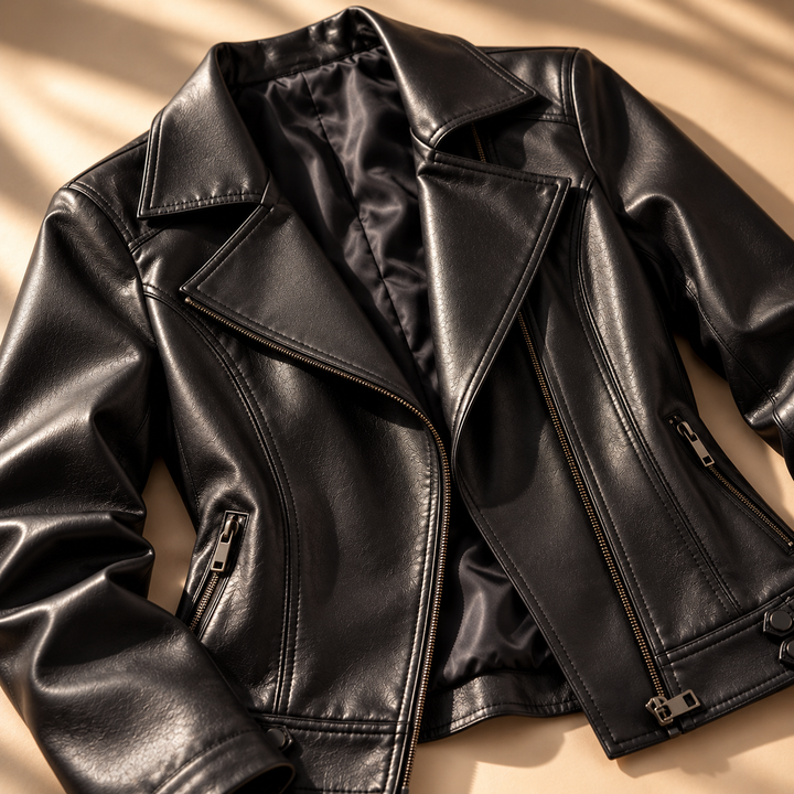 Francesca Lapel Moto Jacket