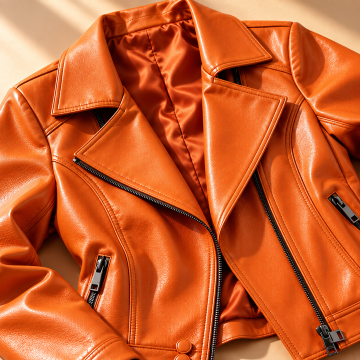 Francesca Lapel Moto Jacket