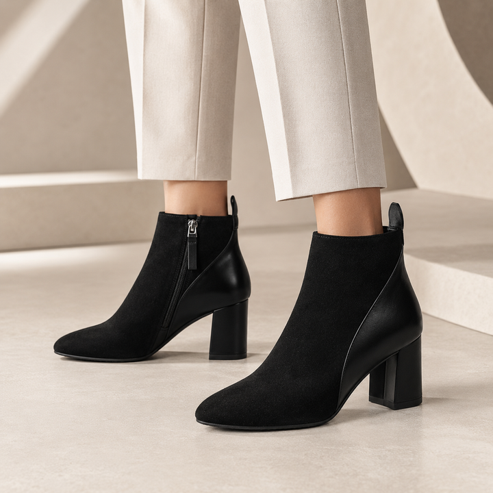 Odette Suede Ankle Boots