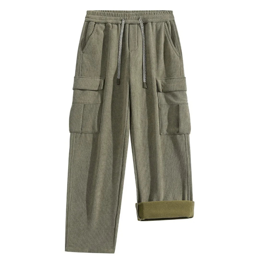Origin Fleece Corduroy Pants — styling shot