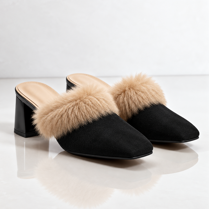 Odette Fur Mules
