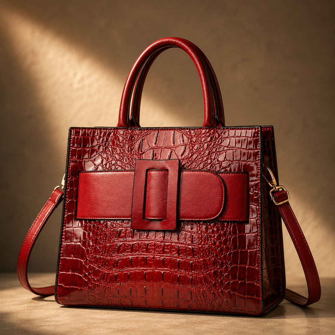 The Kensington Croc Tote