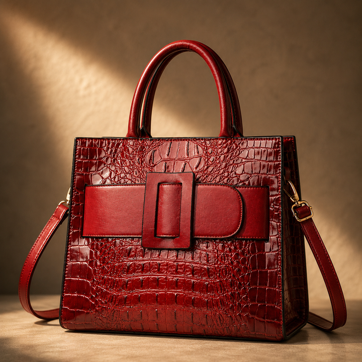 The Kensington Croc Tote