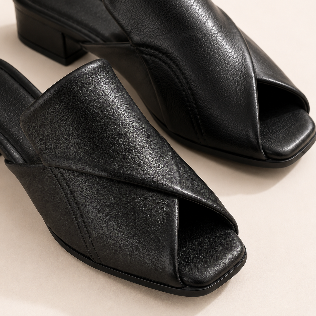 Carmel Peep Toe Mules
