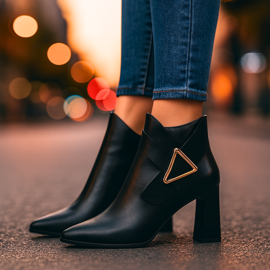 Hampton Lane Ankle Boots — close-up detail