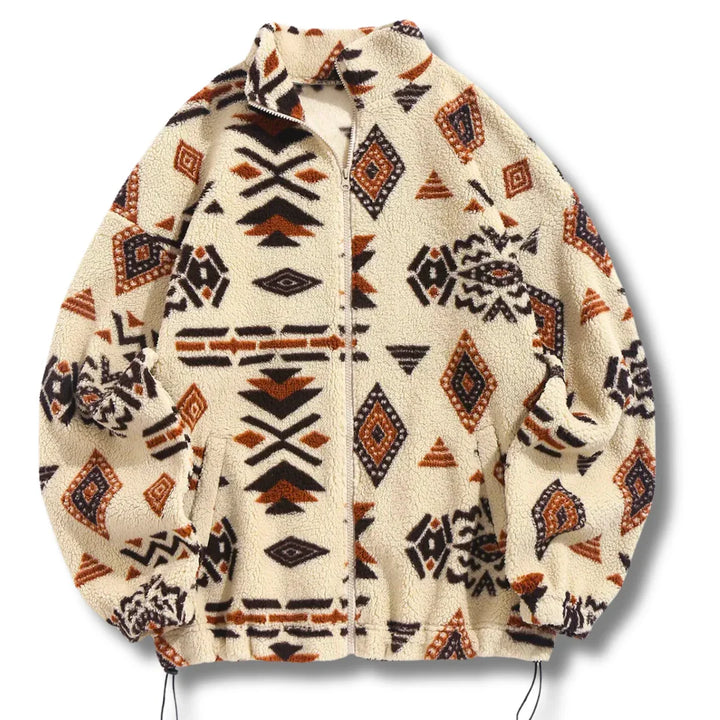 Aztec Trails Zip Fleece — front view