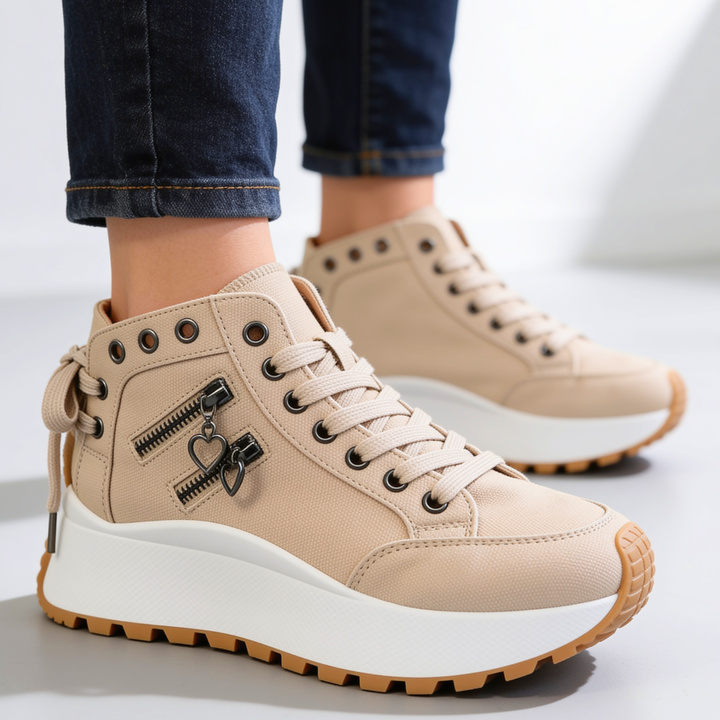 Ella Sweetheart Platform Sneakers
