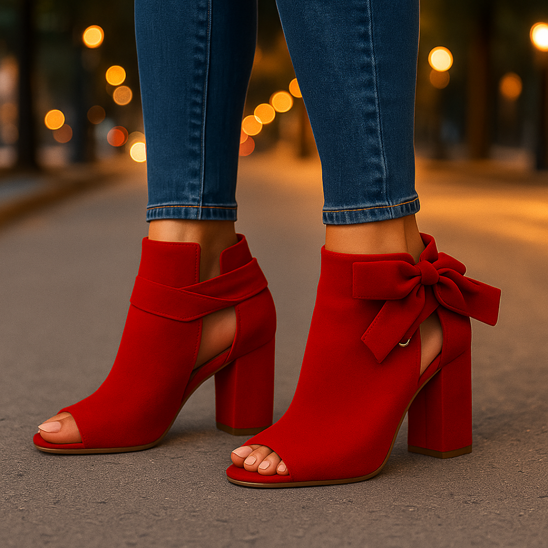 Harper Lane Butterfly Boots — side view