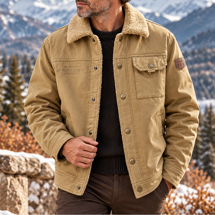 Banff Sherpa Lined Trucker Jacket