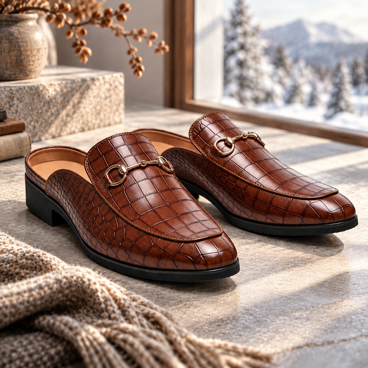 Hudson Horsebit Mules