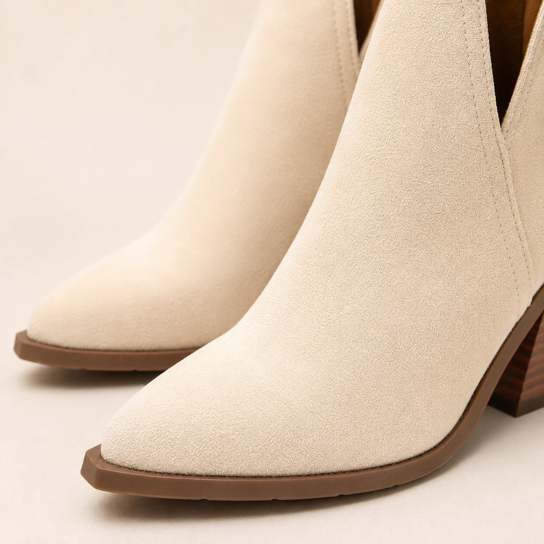 Elodie Suede Ankle Boots