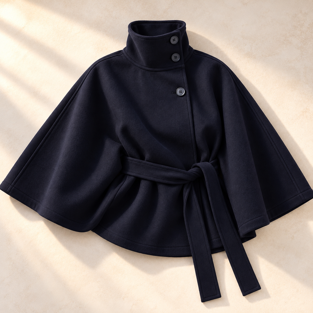 Eleanor Belted Cape Jacket