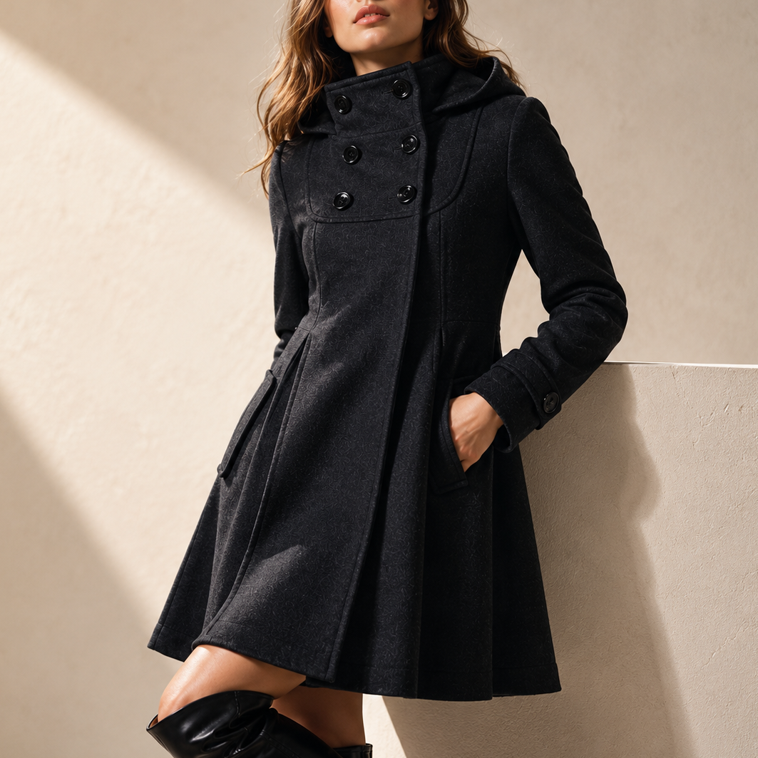 Bella Hooded Swing Coat