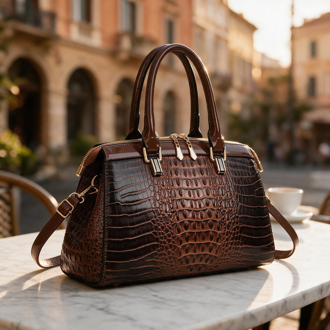 The Carlisle Croc Handbag