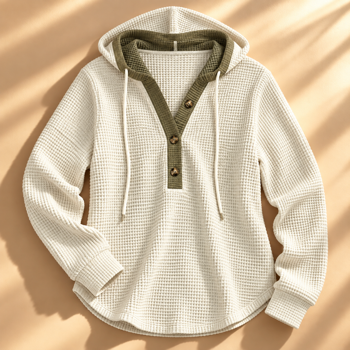 Jesse Bell Waffle Henley