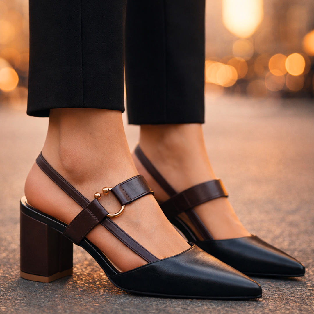 Seraphina Signature Slingback Heels — alternate view