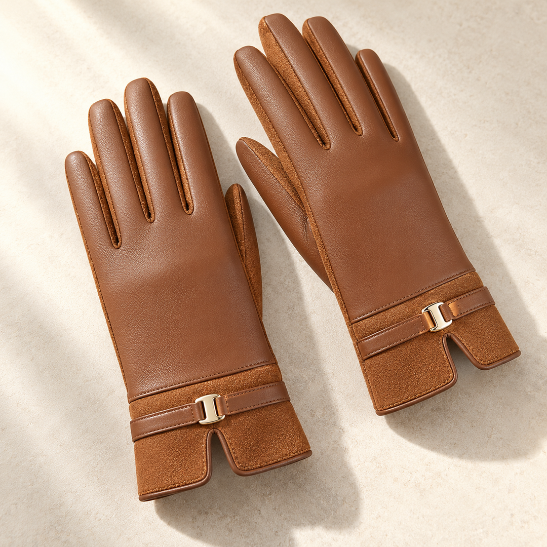 Helena Belted Cuff Gloves