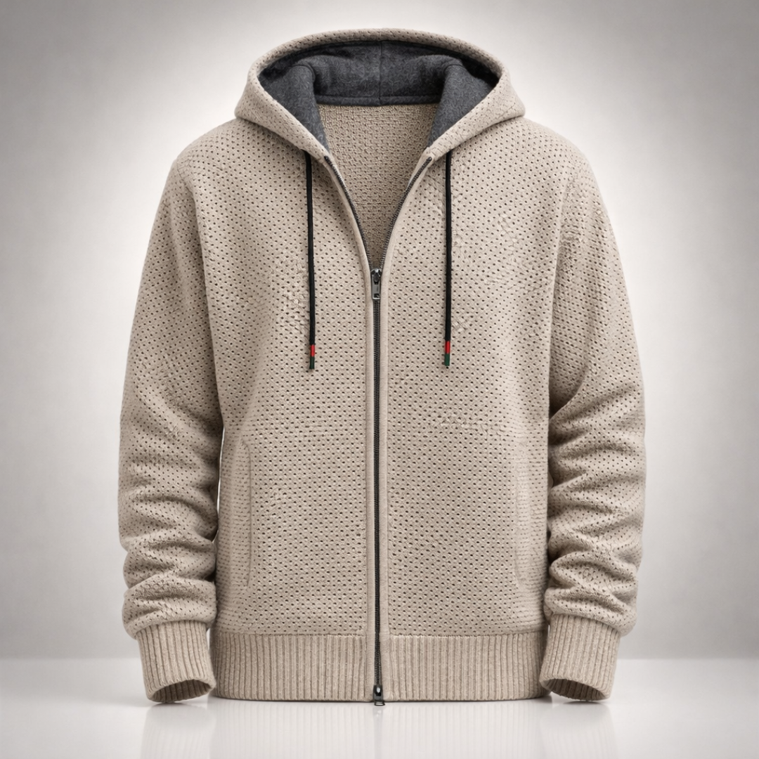 Avalon Ridge Knit Hoodie — lifestyle shot