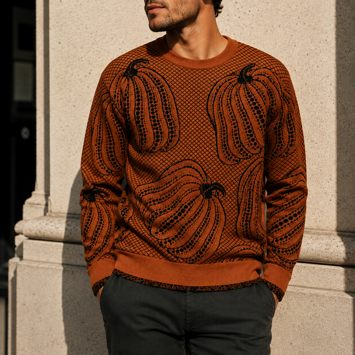 Hollis Pumpkin Knit Sweater