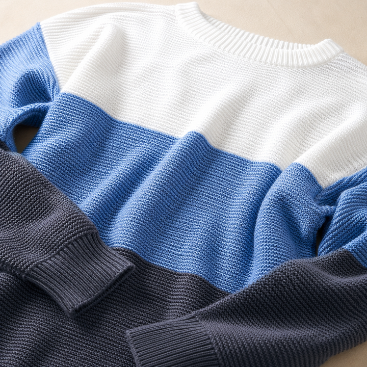 Frances Signature Colorblock Knit