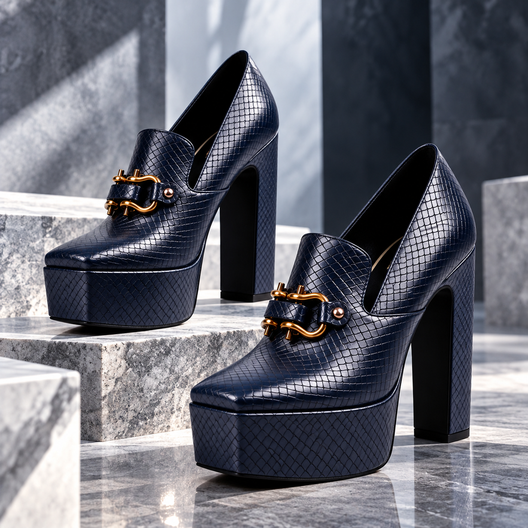 Simone Platform Loafer Pumps