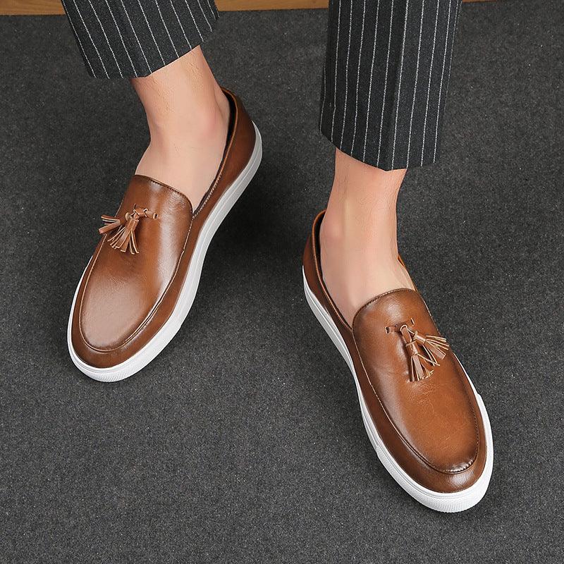 Tuscan Elegance Slip-ons — styling shot