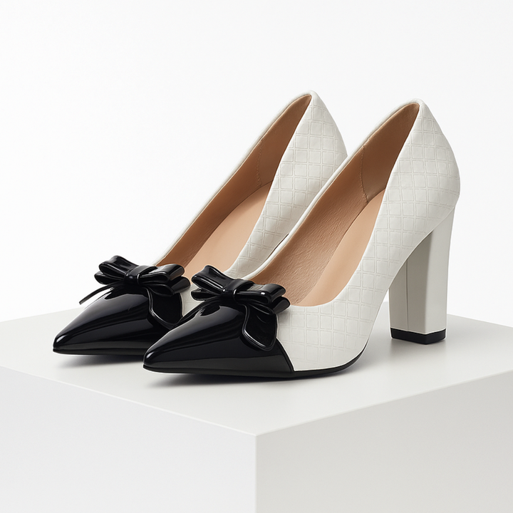 Vivienne Bowtie Heels — styling shot