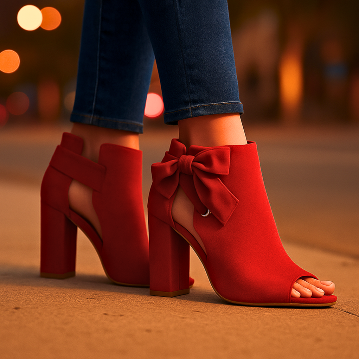 Harper Lane Butterfly Boots — detail view