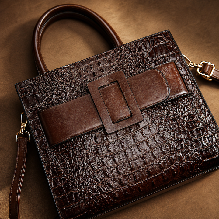 The Kensington Croc Tote